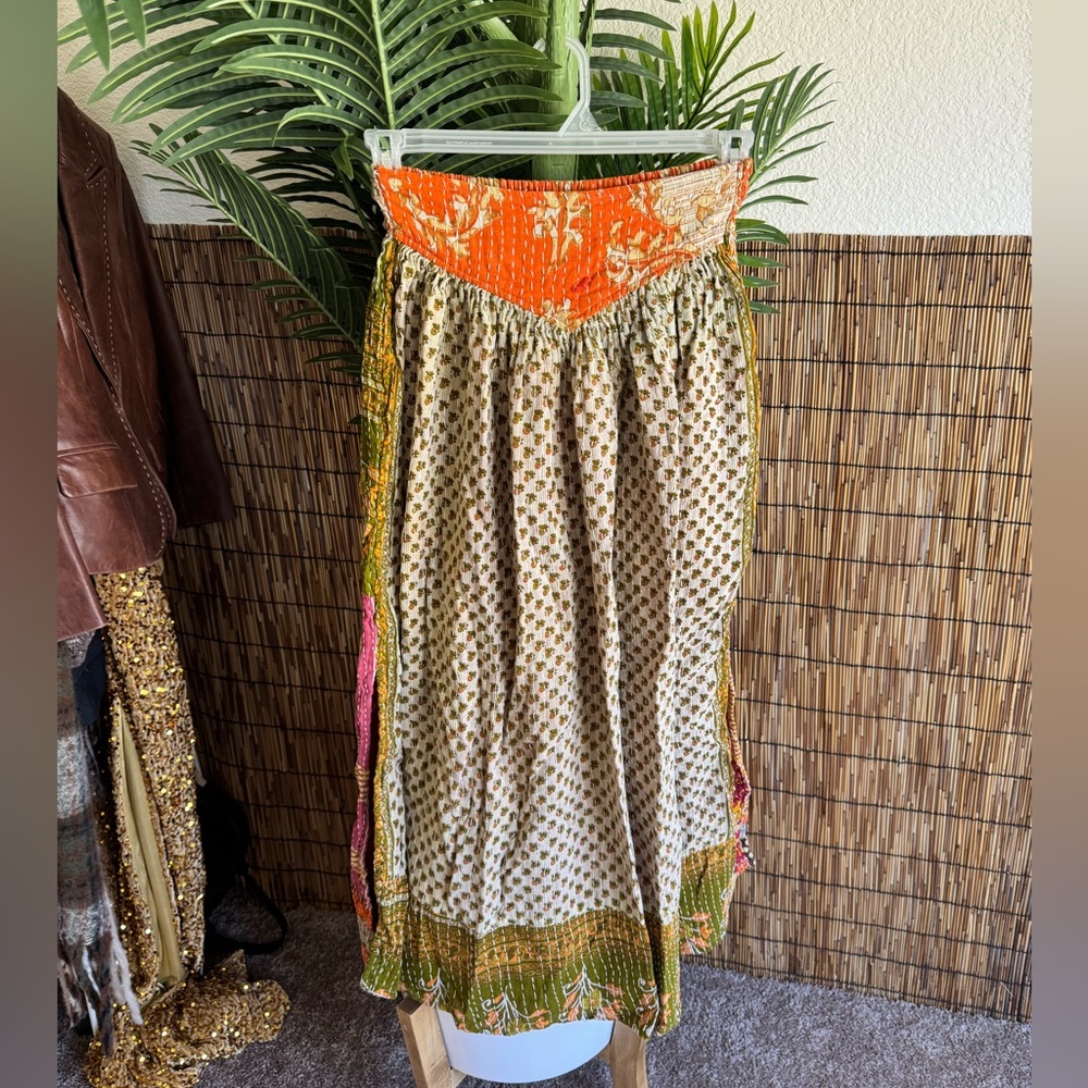 Renew Vintage Eden Kantha Skirt